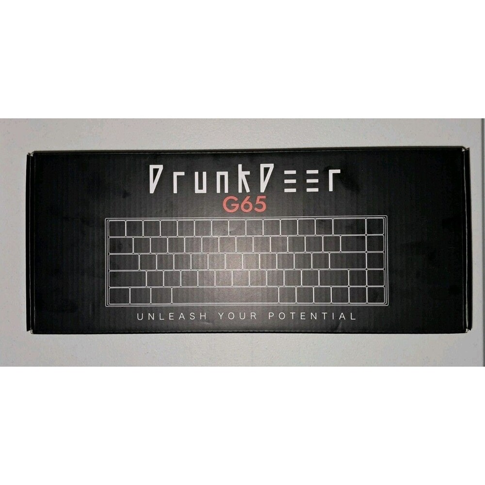 DrunkDeer G65 Rapid Trigger Mechanical Keyboard Magnetic Switch Gaming PBT Gray